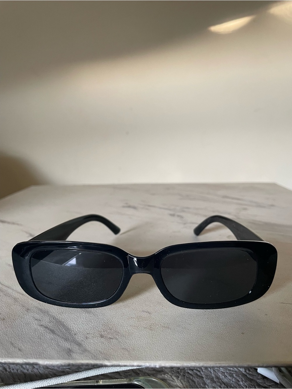 Black Rectangular Women’s Sunglasses